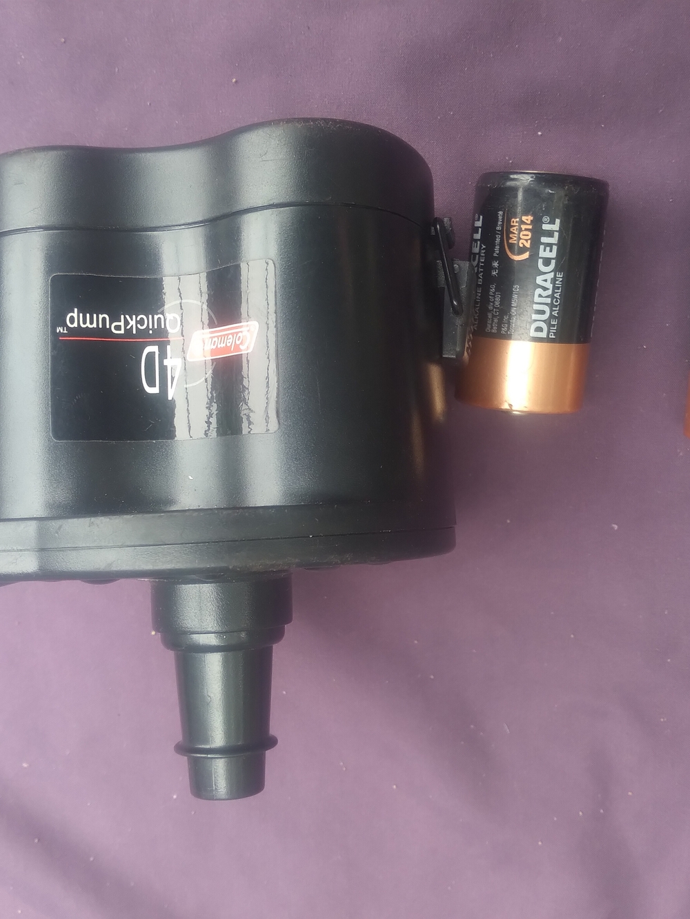 Coleman 4D Quickpump Black Portable Air Pump